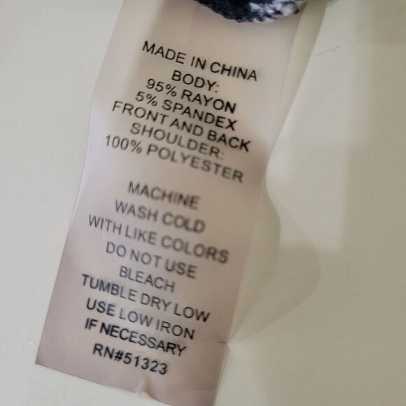 Chaus Women's Navy Stripe Zipper Back Long Sleeve Top - Picture 9 of 10